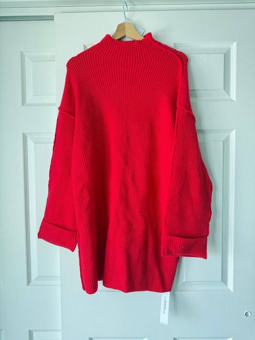 red sweater dress NWT
